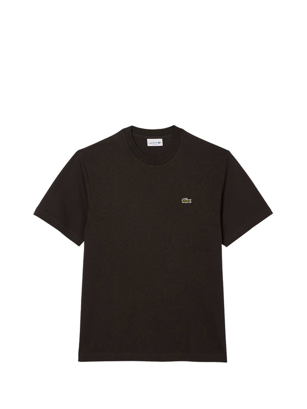 LACOSTE Lacoste T-shirt in cotone Marrone