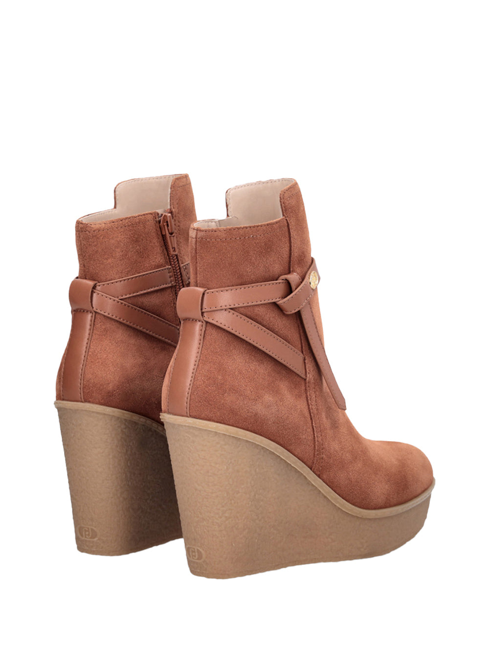 LIUJO CALZ. DRESS 2USCITA Stivaletti Rania 04 Liu Jo In Suede Con Zeppa - Beige