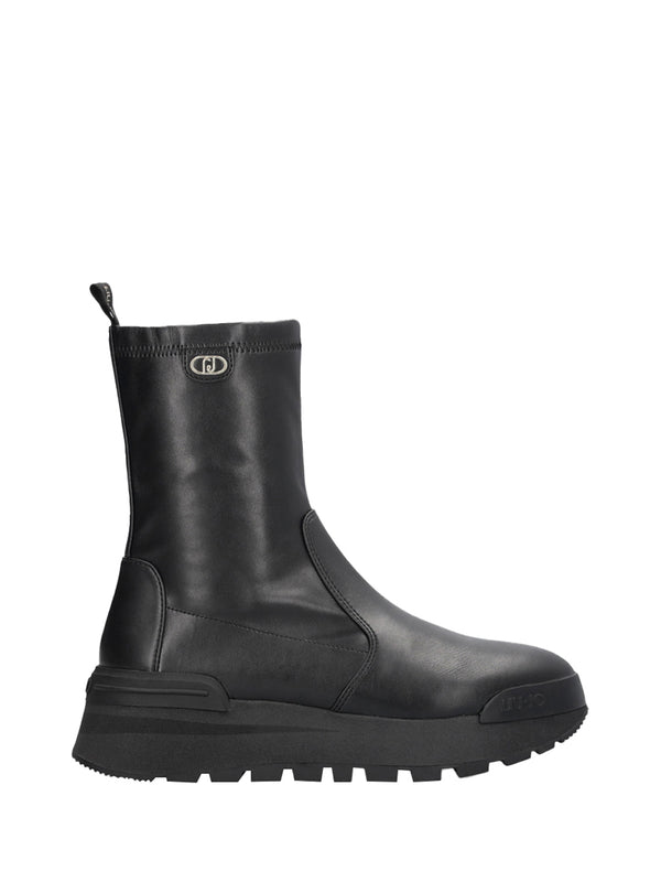 LIUJO CALZATURE SPORT Stivaletti Liu Jo Amazing 22 Con Tomaia Stretch Nero