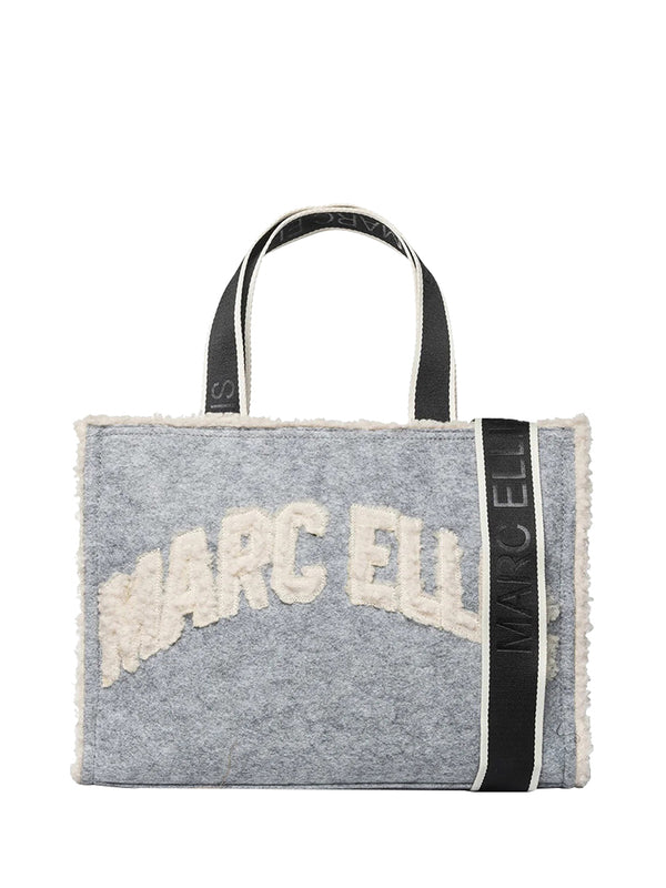 MARC ELLIS Borsa A Spalla Marc Ellis Buby Cloth M - Grigio