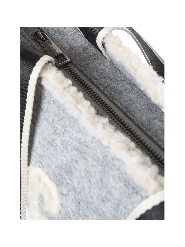 MARC ELLIS Borsa A Spalla Marc Ellis Buby Cloth M - Grigio