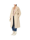 MAXMARA WEEKEND 2USCITA Cappotto Max Mara Doppiopetto In Lana - Avorio