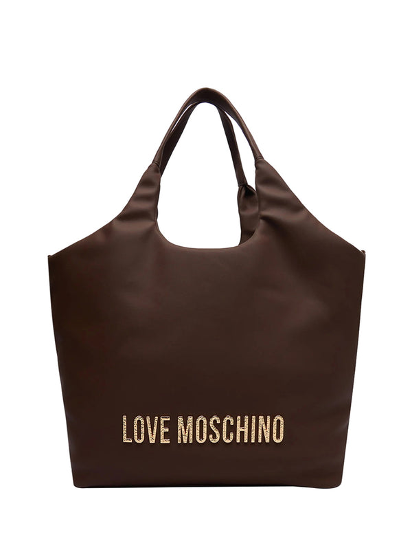 MOSCHINO COLLECTION Shopper Donna - Marrone