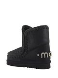 MOU Mou Eskimo 18 Rhinestones Logo - Nero