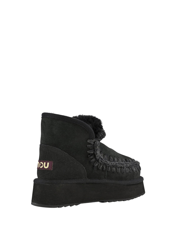 MOU Mini Eskimo Platform Boot Donna - Nero