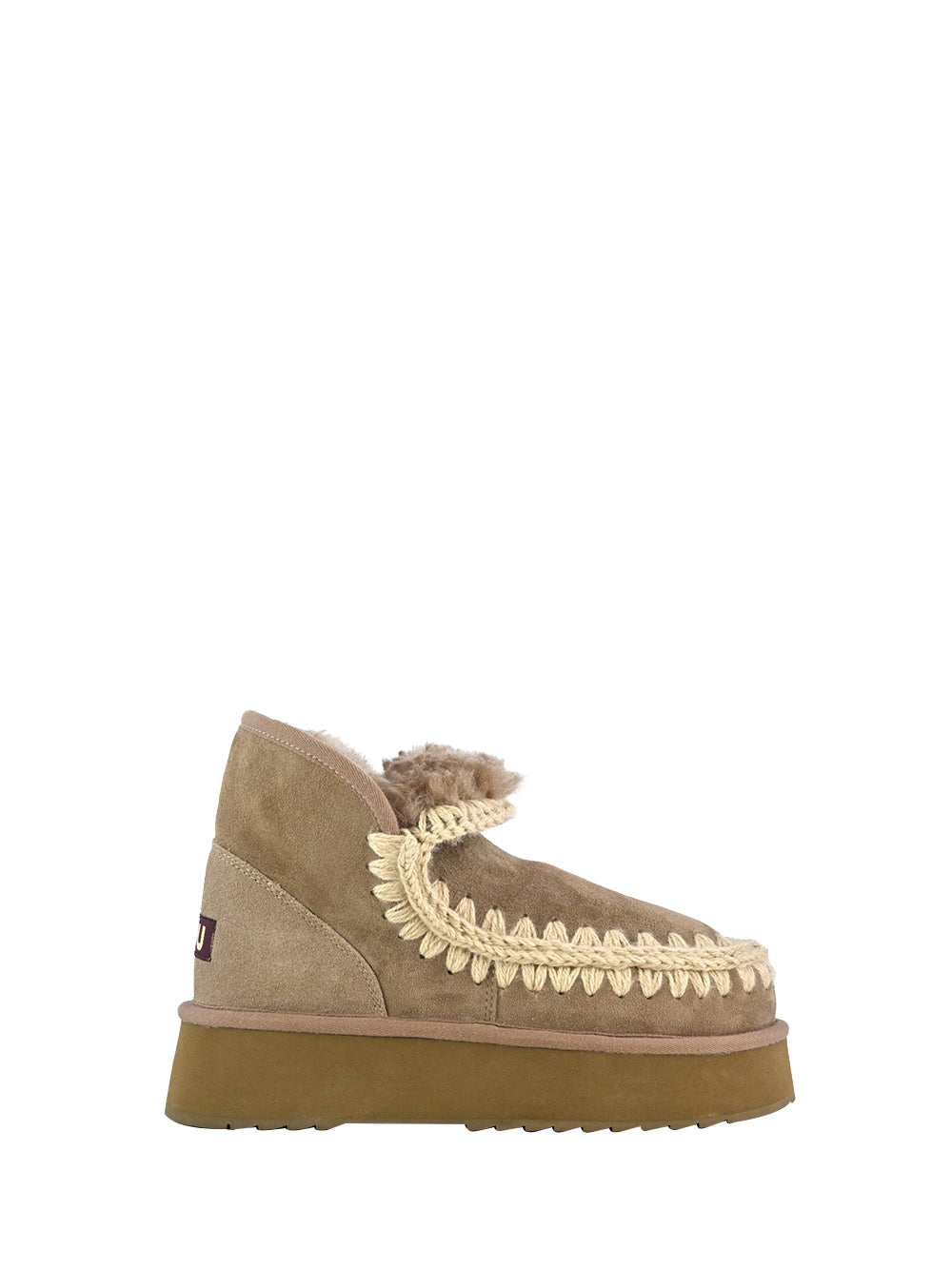 MOU Mini Eskimo Platform Boot Donna - Grigio