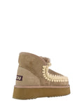MOU Mini Eskimo Platform Boot Donna - Grigio