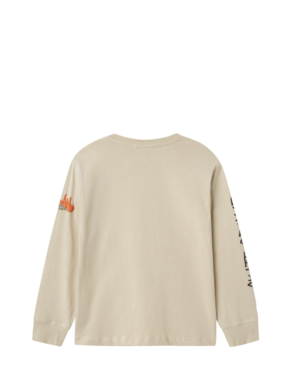 NAME IT T-Shirt Nkmlatimer ls Nreg Top Bambino - Beige