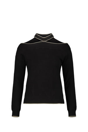 NATHI' LUXURY Maglia Donna - Nero