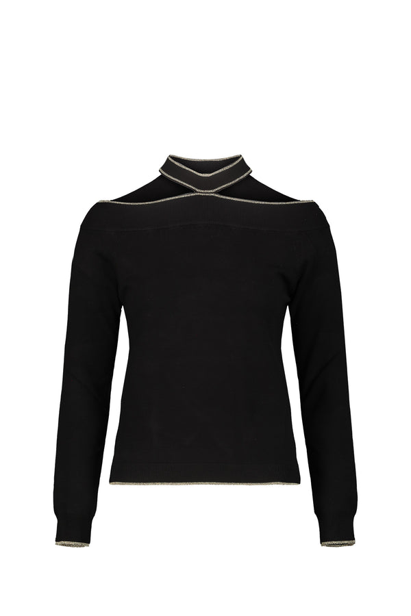 NATHI' LUXURY Maglia Donna - Nero