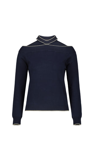 NATHI' LUXURY Maglia Donna - Blu