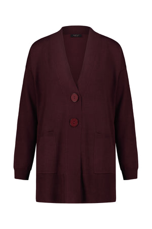 NATHI' LUXURY Cardigan Donna - Viola