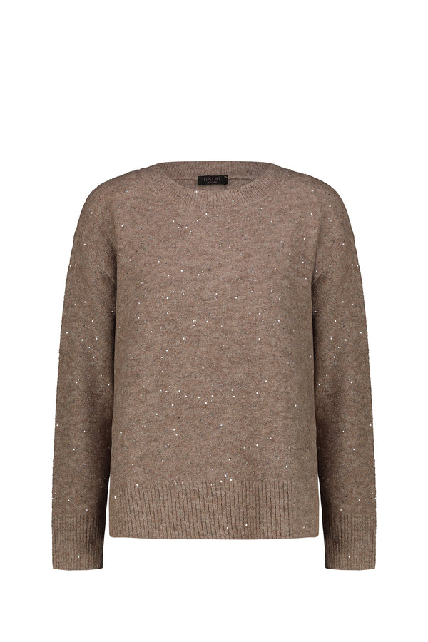 NATHI' LUXURY Maglia Donna - Beige