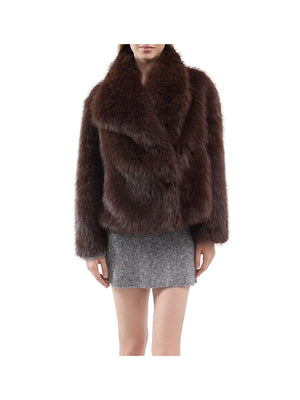 NATHI' LUXURY Pelliccia Donna - Marrone
