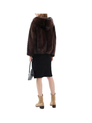 NATHI' LUXURY Pelliccia Donna - Marrone