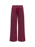 ONLY DROP4 Pantalone Onllue Wide - Bordeaux