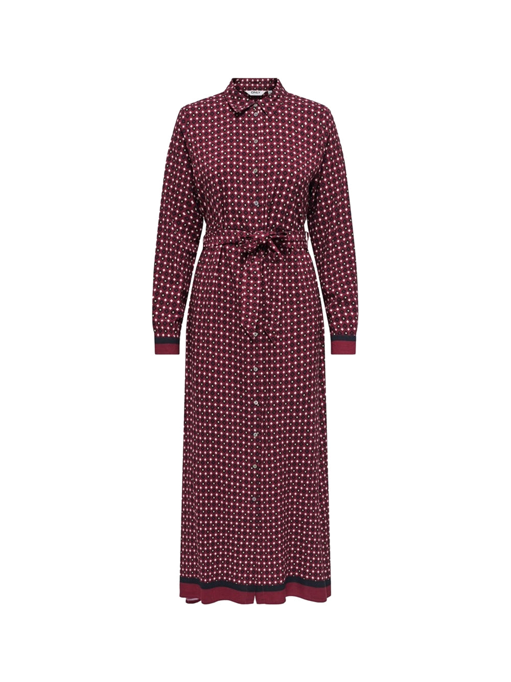 ONLY DROP5 Abito Donna - Rosso