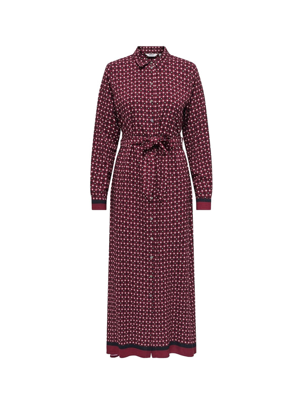ONLY DROP5 Abito Donna - Rosso