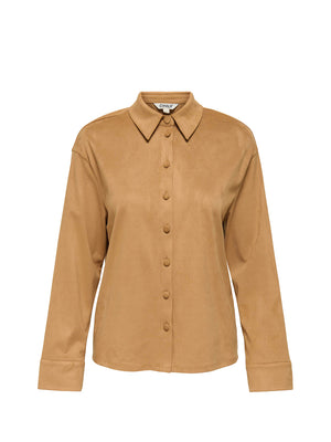 ONLY DROP6 Camicia Only Onllinia - Tabacco