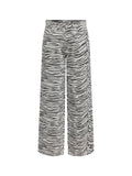 ONLY STOCK Jeans Only Onlhope Vita alta Wide Leg Fit - Zebra