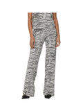 ONLY STOCK Jeans Only Onlhope Vita alta Wide Leg Fit - Zebra