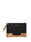 PRIMA CLASSE FLASH Alviero Martini clutch piatta con polsiera Nero