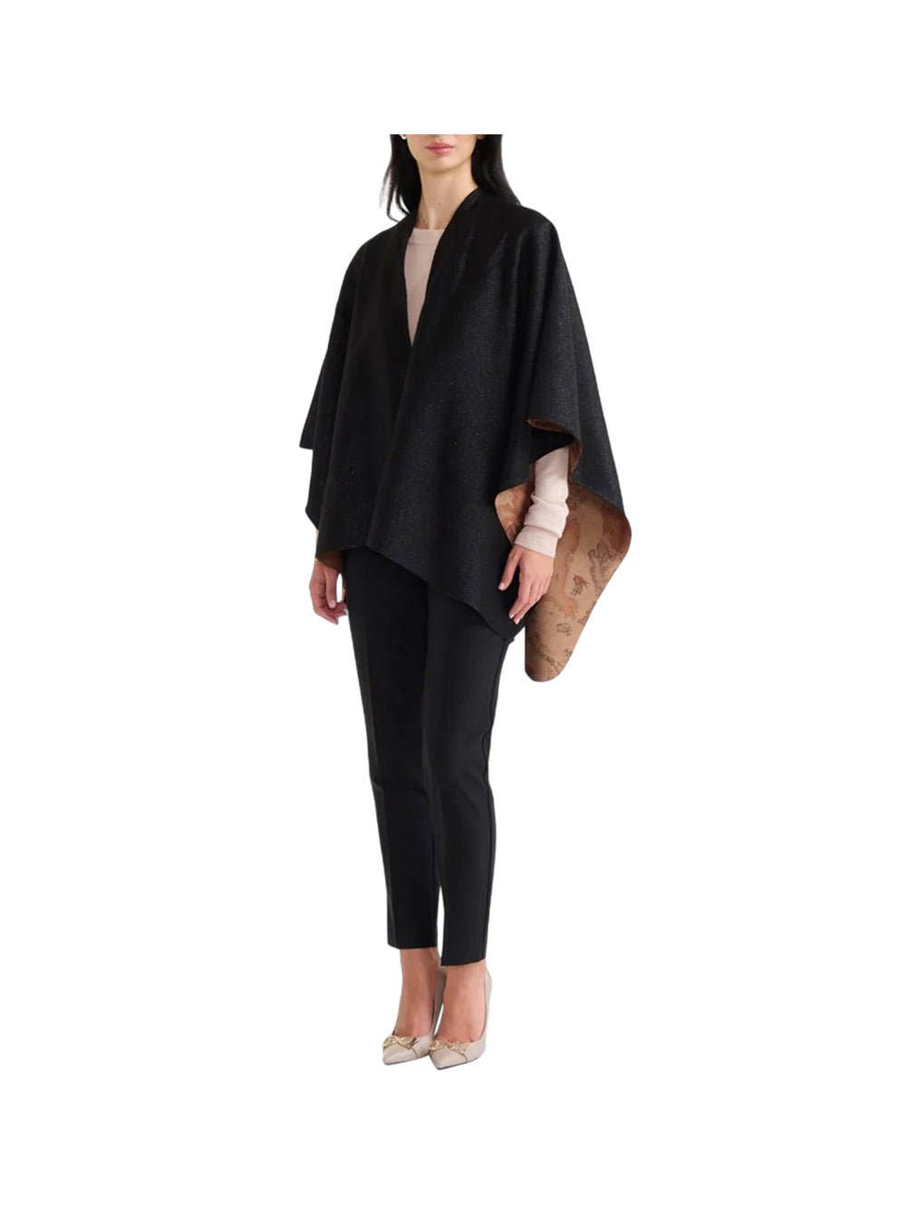 PRIMA CLASSE SETA Stola Alviero Martini - Nero