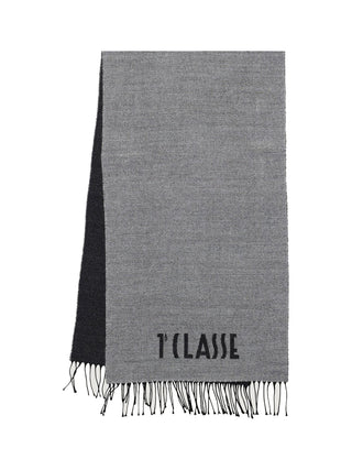 PRIMA CLASSE SETA Sciarpa Alviero Martini Con Logo Piccolo - Grigio