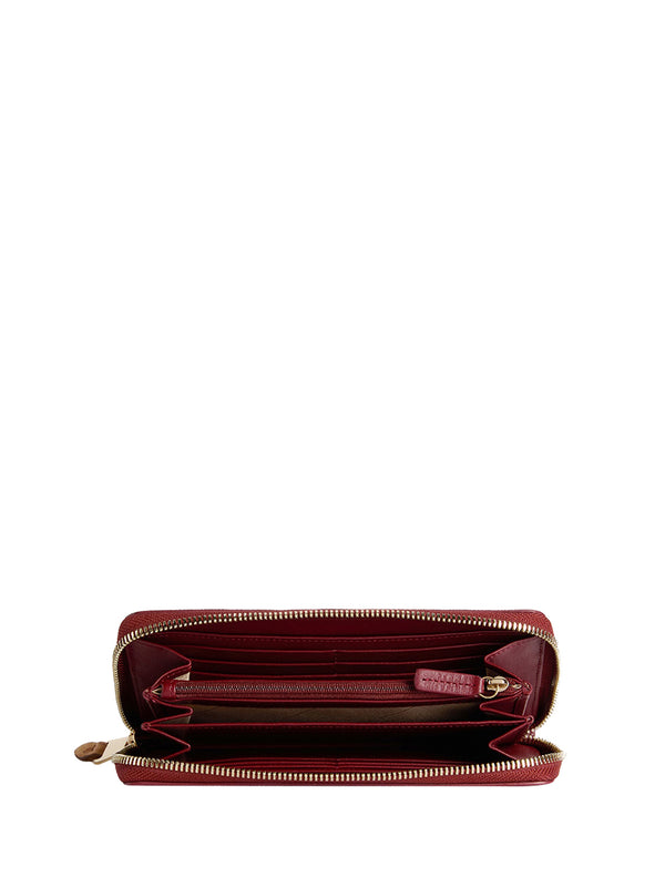 PRIMA CLASSE STAGIONE Alviero Martini Windy City portafoglio zip around Rosso Acero