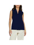 RELISH Relish Blusa DOCEO s/m con colletto più pieghe Navy