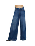 RELISH Relish Jeans LINDA_221 vita media 5 tasche super wild fit denim blue