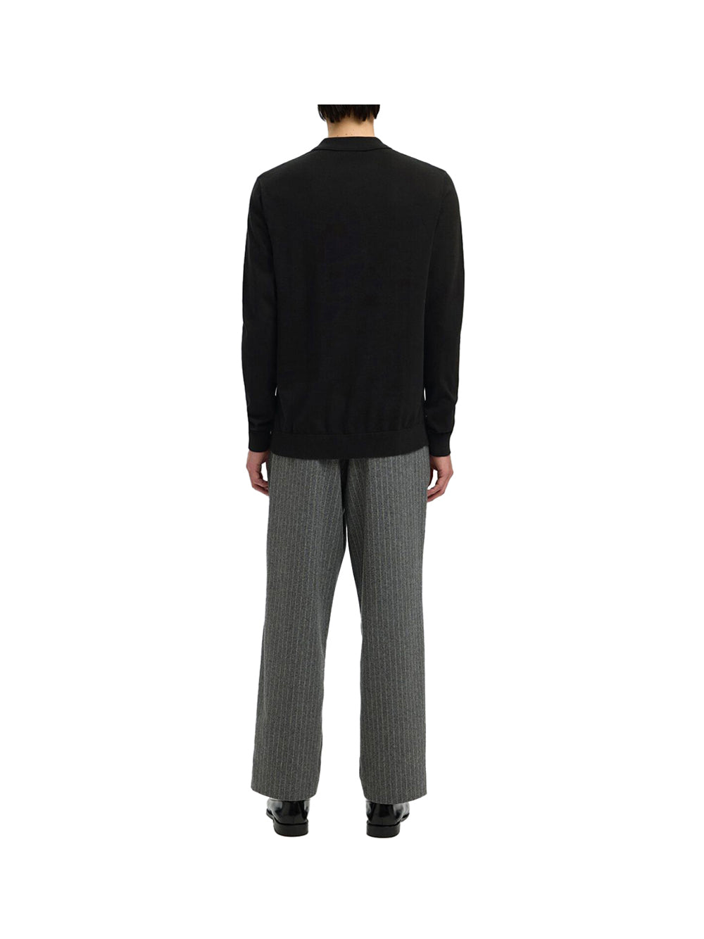 SELECTED STC Polo Slhberg ls Half Zip Selected - Nero