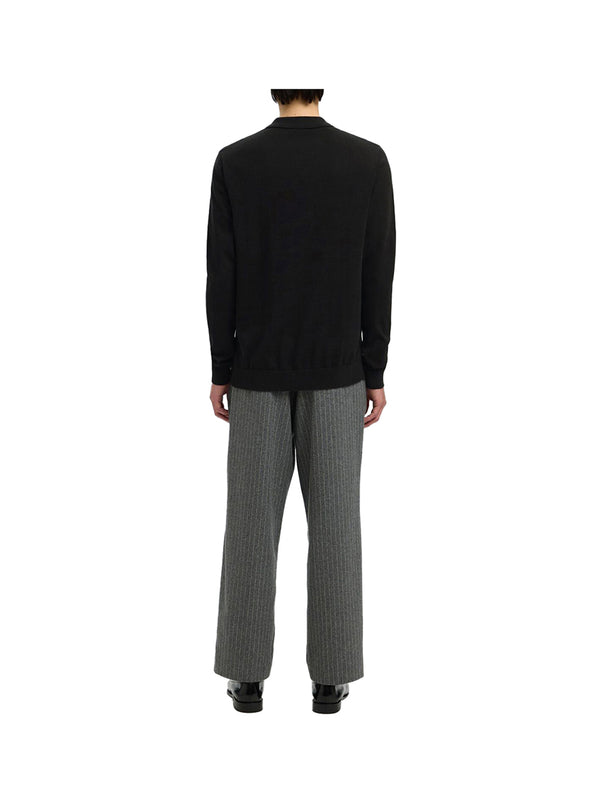 SELECTED STC Polo Slhberg ls Half Zip Selected - Nero