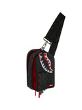 SPRAYGROUND HOLIDAY Zaino Sprayground Scribble Shark Sling - Nero