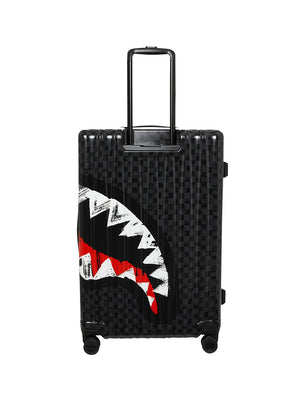 SPRAYGROUND HOLIDAY Valigia Sprayground Scribble Shark Full-Size - Nero/Grigio