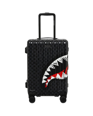 SPRAYGROUND HOLIDAY Valigia Sprayground Scribble Shark Carry-On - Nero