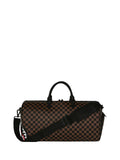 SPRAYGROUND HOLIDAY Borsone Sprayground Check 2 Emboss Duffle - Marrone