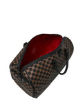 SPRAYGROUND HOLIDAY Borsone Sprayground Check 2 Emboss Duffle - Marrone