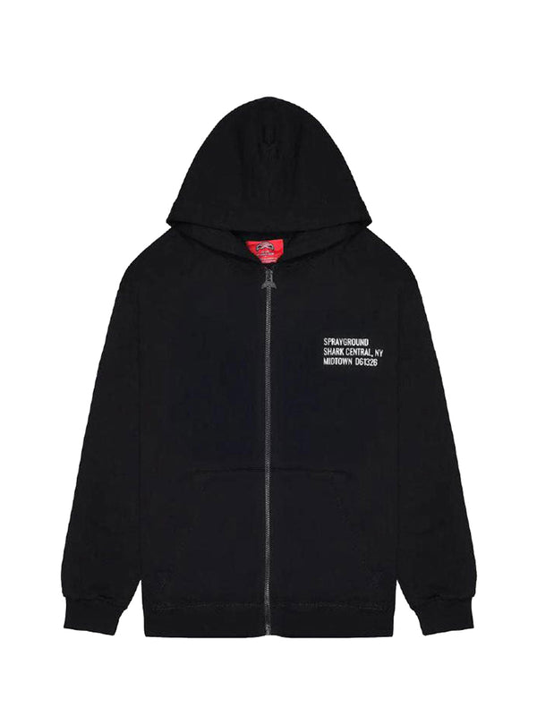 SPRAYGROUND Felpa Sprayground Shark Central Perfect Full Zip - Nero