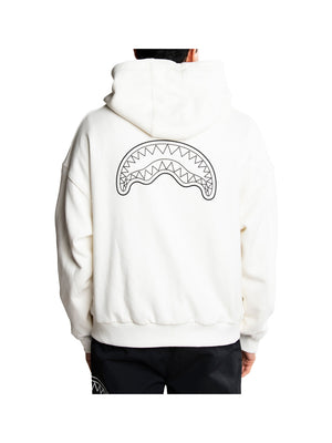 SPRAYGROUND Felpa Sprayground Shark Central Perfect Full Zip - Ivory