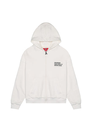 SPRAYGROUND Felpa Sprayground Shark Central Perfect Full Zip - Ivory