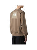 THE NORTH FACE Felpa The North Face NSE Raglan Box da uomo Marrone