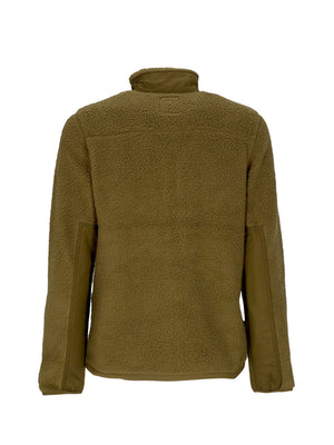 Timberland Felpa Timberland Mix Media Sherpa Fz Fleece - Verde