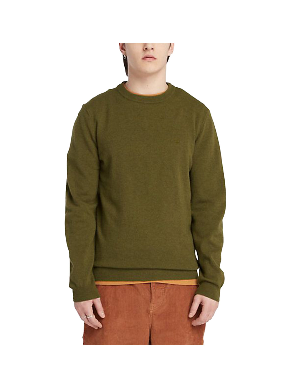 TIMBERLAND Maglione Timberland Cbrk Merino Crew - Olive