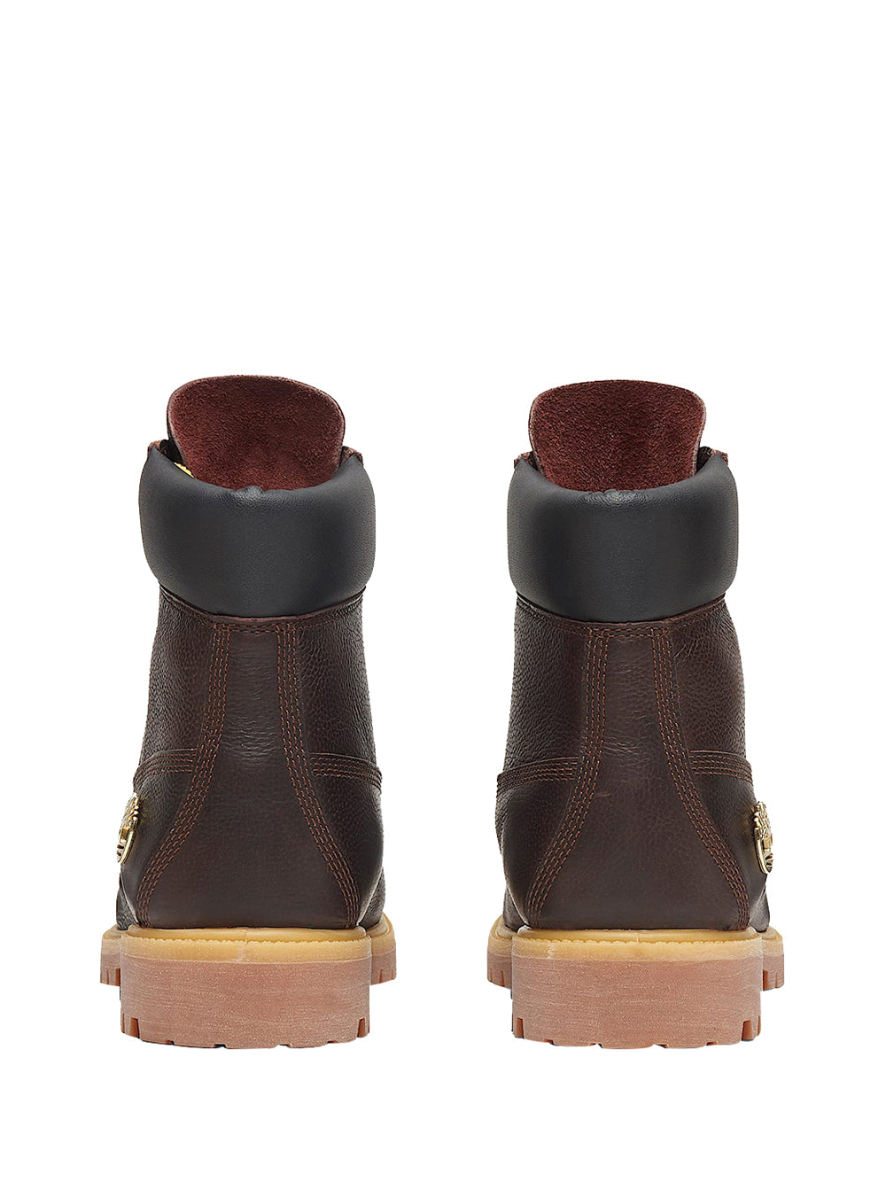 TIMBERLAND Polacchino Impermeabile Timberland Premium 6-Inch da Uomo in marrone scuro/colore nero