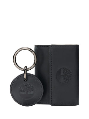TIMBERLAND Set Con Portachiavi Trifold Timberland - Nero