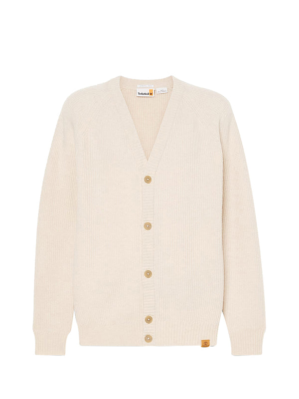 TIMBERLAND Cardigan Timberland Con Maniche Raglan Phillips Brook All Gender - Beige