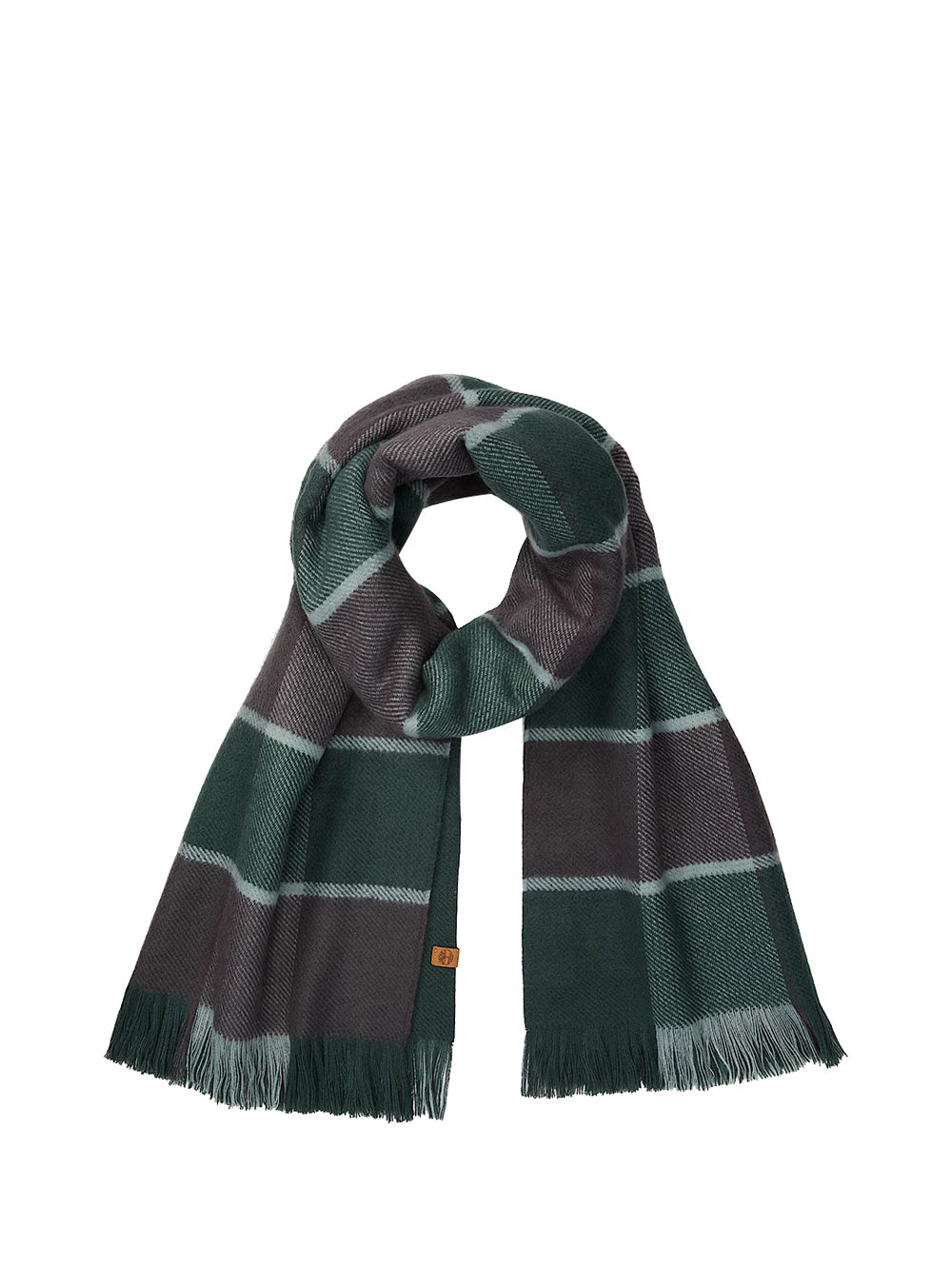 TIMBERLAND Timberland Maxi Sciarpa Double-face in verde scuro