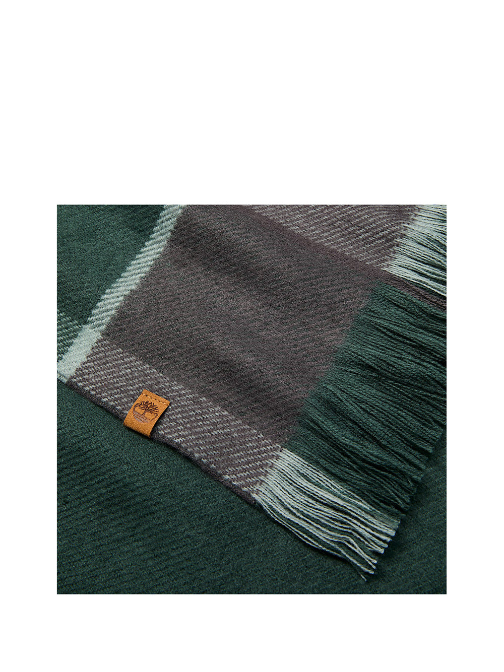 TIMBERLAND Timberland Maxi Sciarpa Double-face in verde scuro