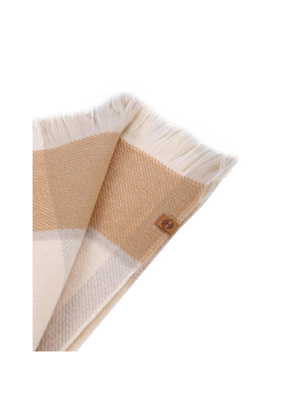 TIMBERLAND Timberland Maxi Sciarpa Double-face Beige